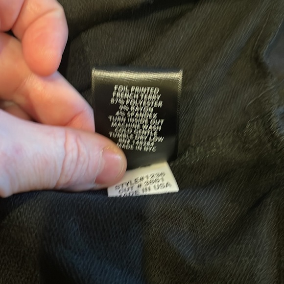 Terez girls large black and silver cold shoulder long sleeve top. NWT. - Picture 12 of 12